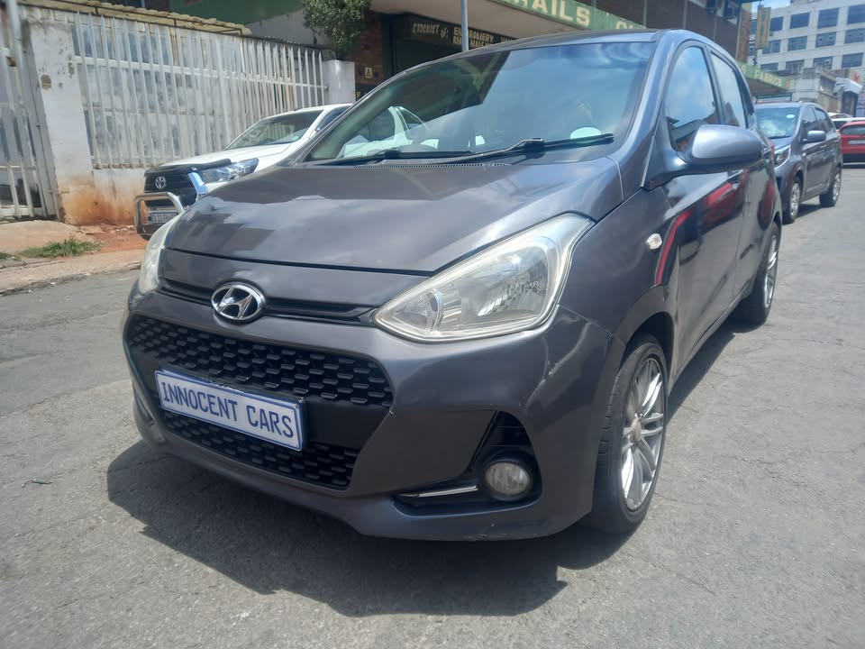 2018 HYUNDAI i10 GRAND 1.2 PETROL, MANUAL TRANSMISSION, GREY COLOR, MILEAGE 68000KM