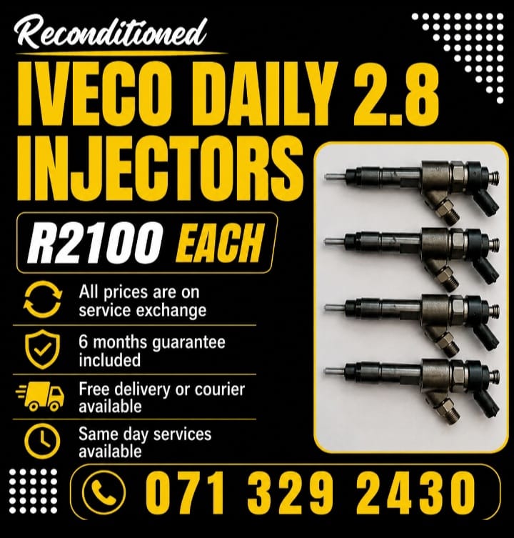 IVECO DAILY 2.8 INJECTORS FOR SALE WITH WARRANTY - Private Seller IVECO DAILY 2.8 INJECTORS FOR SALE WITH WARRANTY - Private Seller