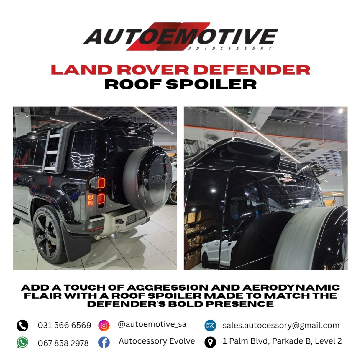 Land Rover Defender Roof Spoiler - Private Seller Land Rover Defender Roof Spoiler - Private Seller