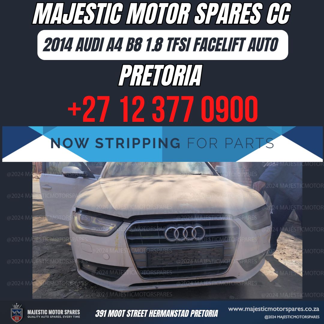2014 Audi A4 B8 1.8 TFSI CJE White Facelift Automatic - Stripping for Spares! - Private Seller