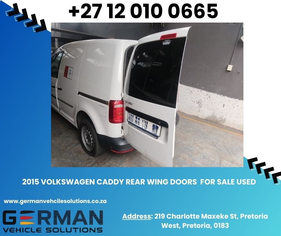 Used 2015 Volkswagen caddy rear wing doors for sale – used for