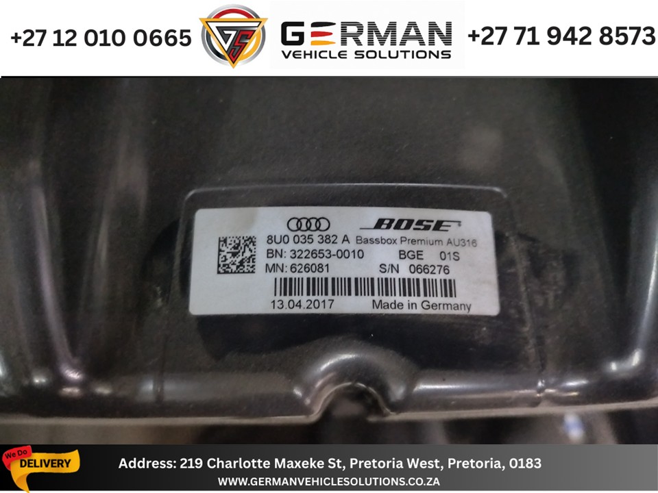 Audi rsq3 Bose sound amplifier second hand - Private Seller