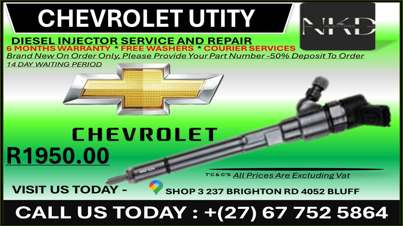 Chevrolet Utity Diesel Injectors on Recondition - Private Seller Chevrolet Utity Diesel Injectors on Recondition - Private Seller
