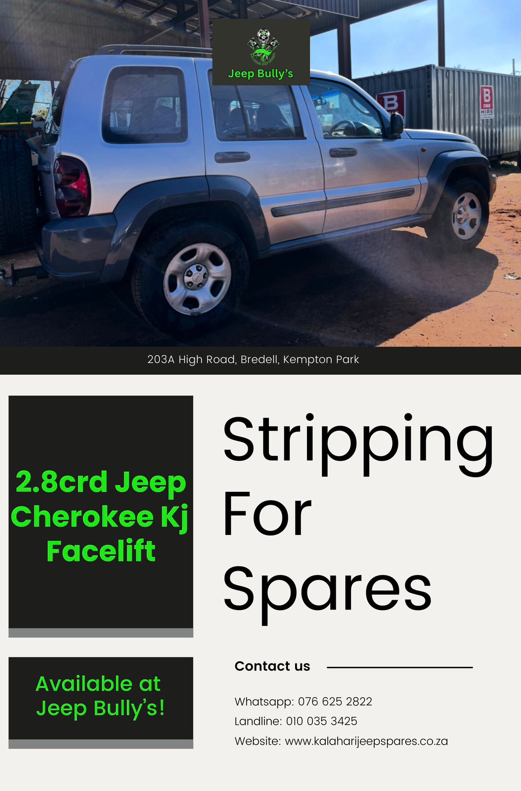 2.8 Jeep Cherokee Kj Facelift Spares - Private Seller 2.8 Jeep Cherokee Kj Facelift Spares - Private Seller
