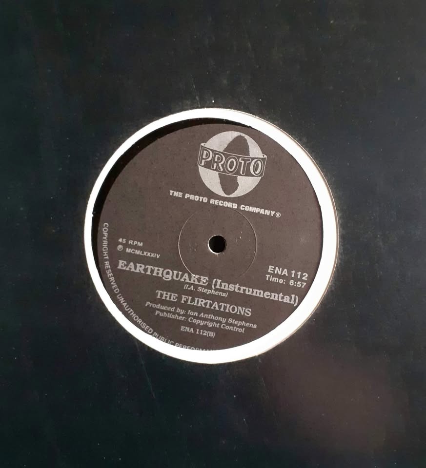 The Flirtations - Earthquake 12" Single Record