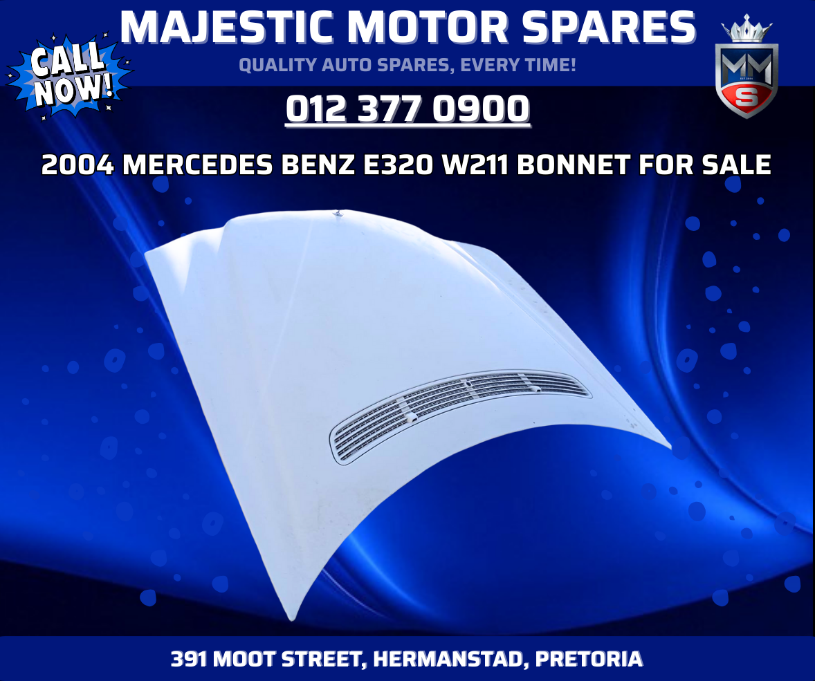 2004 Mercedes Benz E320 W211 Bonnet – Used For Sale - Private Seller 2004 Mercedes Benz E320 W211 Bonnet – Used For Sale - Private Seller