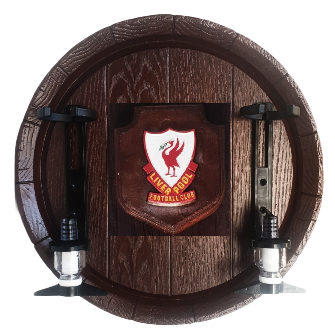 Liverpool FC Liquor Dispensers: Large Barrel End with 2 Optics Brand New Items