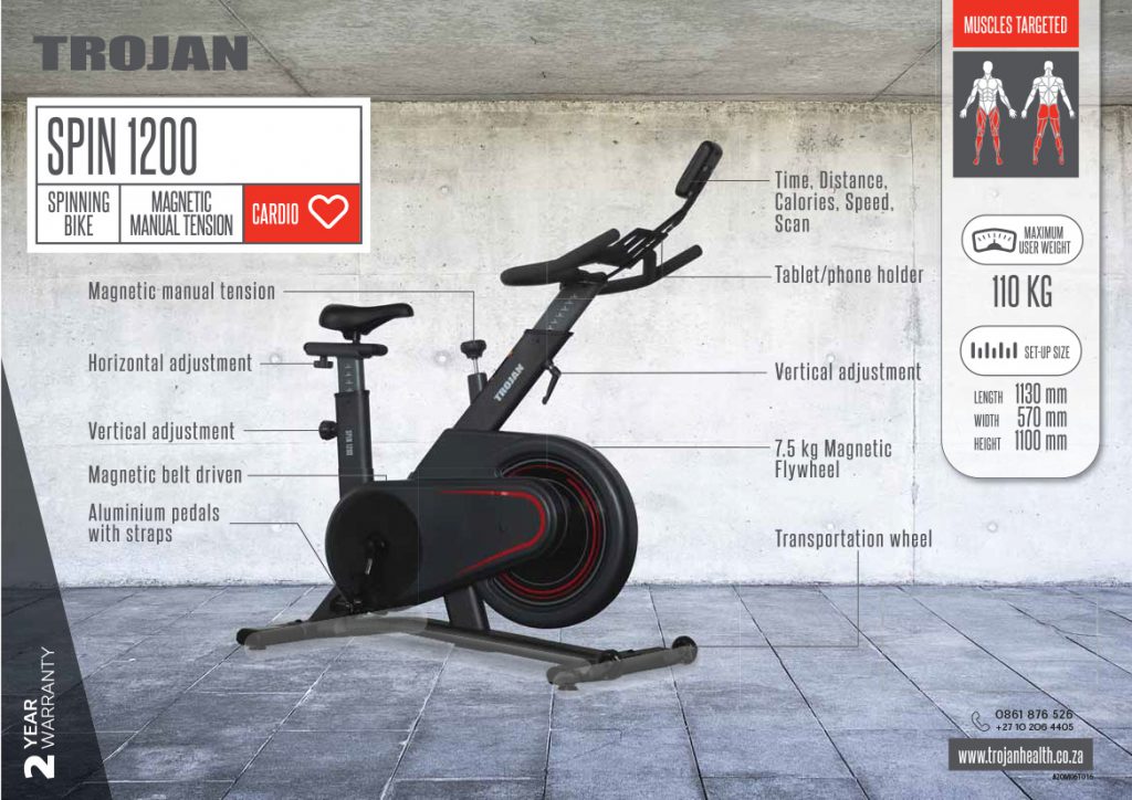 Trojan spinning hot sale bike