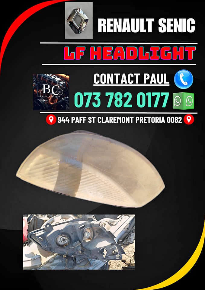 Renault senic L/F headlight Call or WhatsApp me - Private Seller Renault senic L/F headlight Call or WhatsApp me - Private Seller
