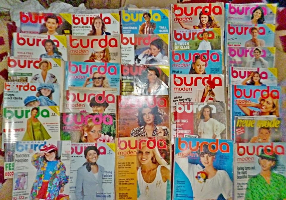 old Burda magazines x 30 with inserts