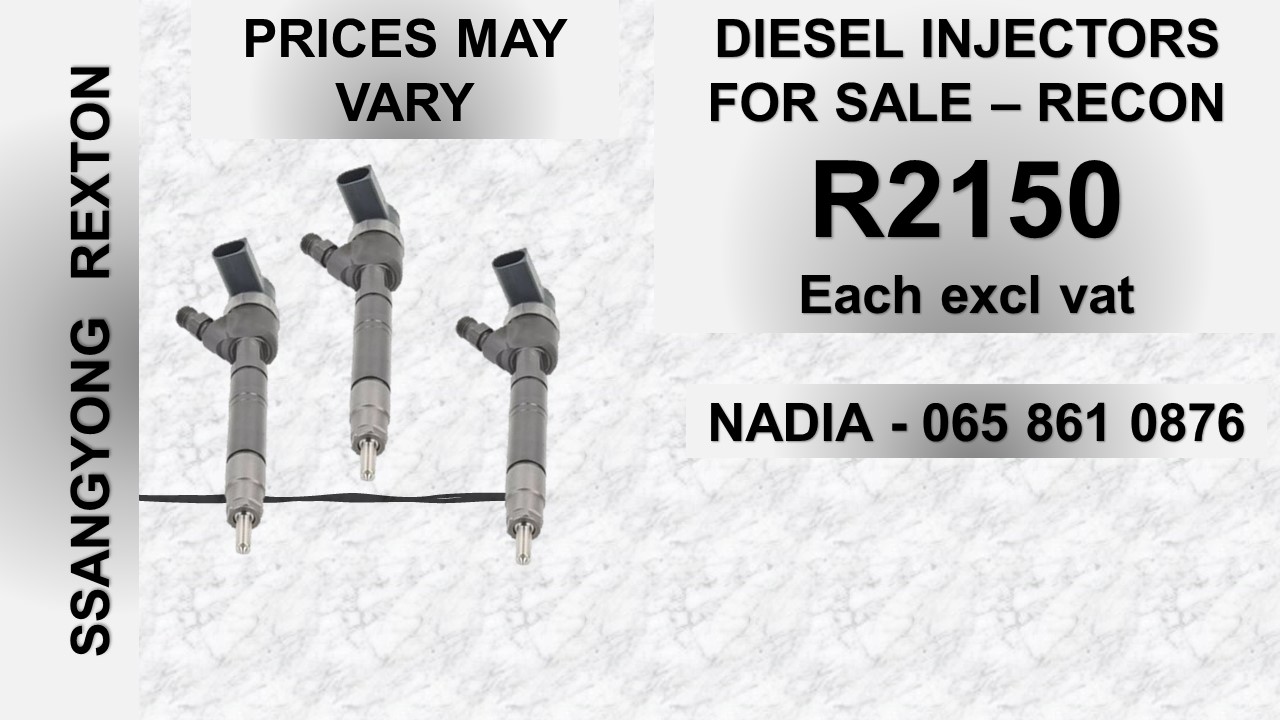 SSANGYOUNG REXTON DIESEL INJECTORS FOR SALE OR TO RECON NATIONWIDE - Private Seller SSANGYOUNG REXTON DIESEL INJECTORS FOR SALE OR TO RECON NATIONWIDE - Private Seller