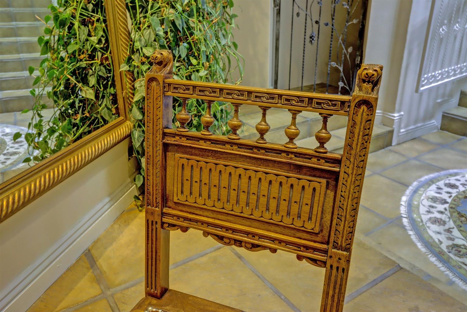 Antique hand crafted chairs