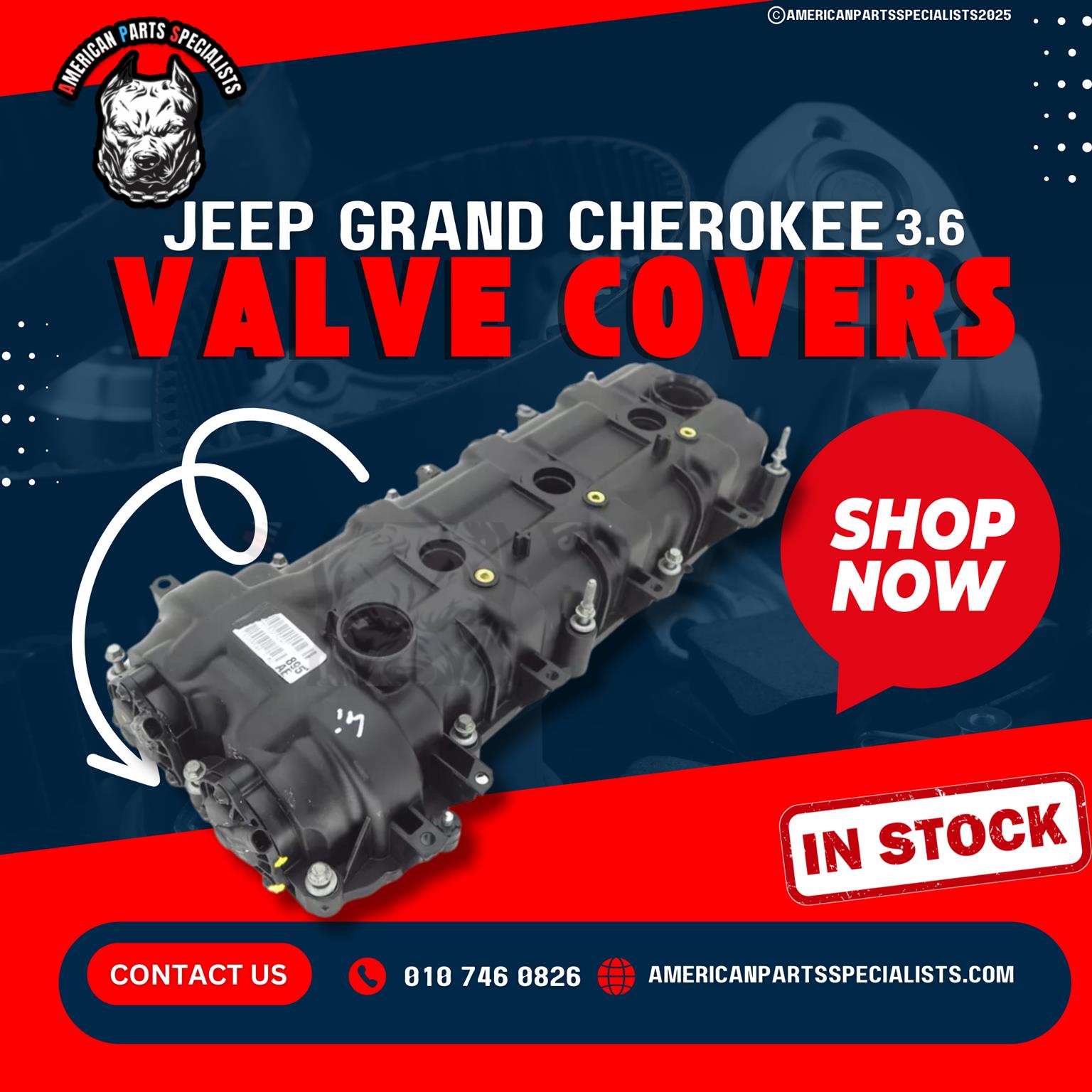 3.6 Jeep Grand Cherokee Valve Cover Gaskets In Stock - Private Seller