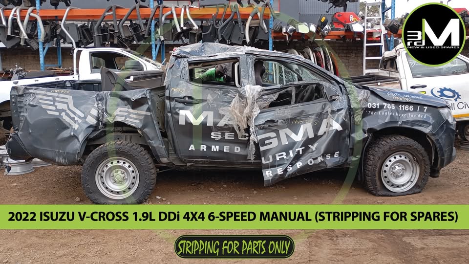 2022 ISUZU D-MAX VCROSS 1.9 Ddi 6-SPEED 4x4 MANUAL (STRIPPING FOR PARTS)