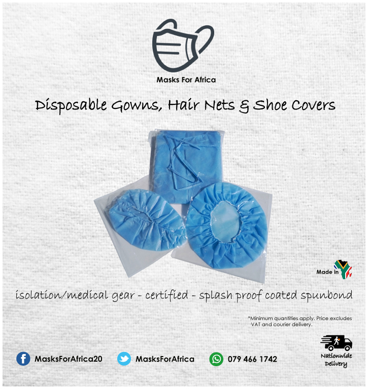 Disposable Isolation Gowns, Hair Nets & Shoe Covers
