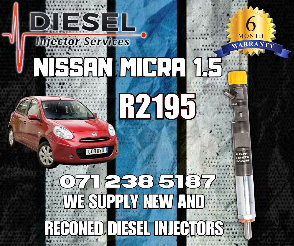 NISSAN MICRA 1.5 DIESEL INJECTORS FOR SALE OR RECON - Private Seller NISSAN MICRA 1.5 DIESEL INJECTORS FOR SALE OR RECON - Private Seller