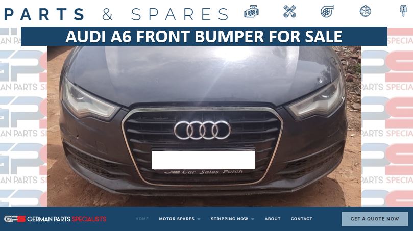 AUDI A6 FRONT BUMPER FOR SALE - Private Seller AUDI A6 FRONT BUMPER FOR SALE - Private Seller