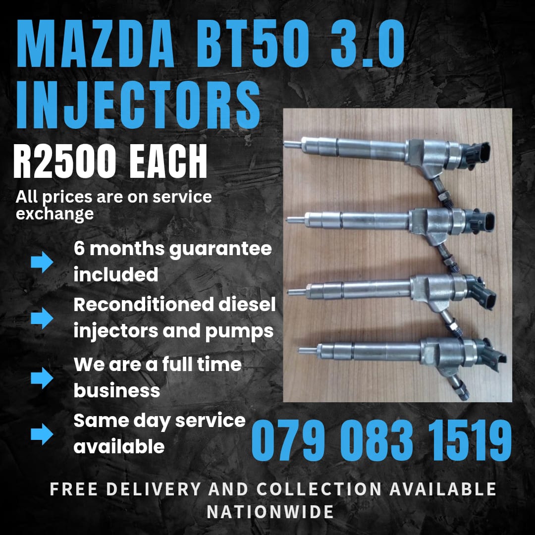 MAZDA BT50 3.0 INJECTORS FOR SALE WITH WARRANTY INCLUDED - Private Seller MAZDA BT50 3.0 INJECTORS FOR SALE WITH WARRANTY INCLUDED - Private Seller