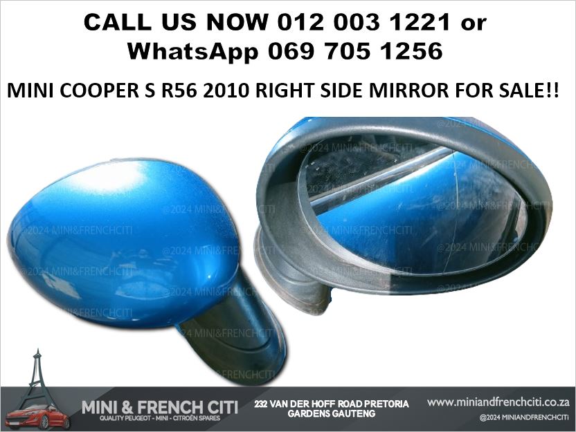 Mini Cooper S R56 2010 Right Side Mirror For Sale – Genuine OEM Replacement!! - Private Seller Mini Cooper S R56 2010 Right Side Mirror For Sale – Genuine OEM Replacement!! - Private Seller