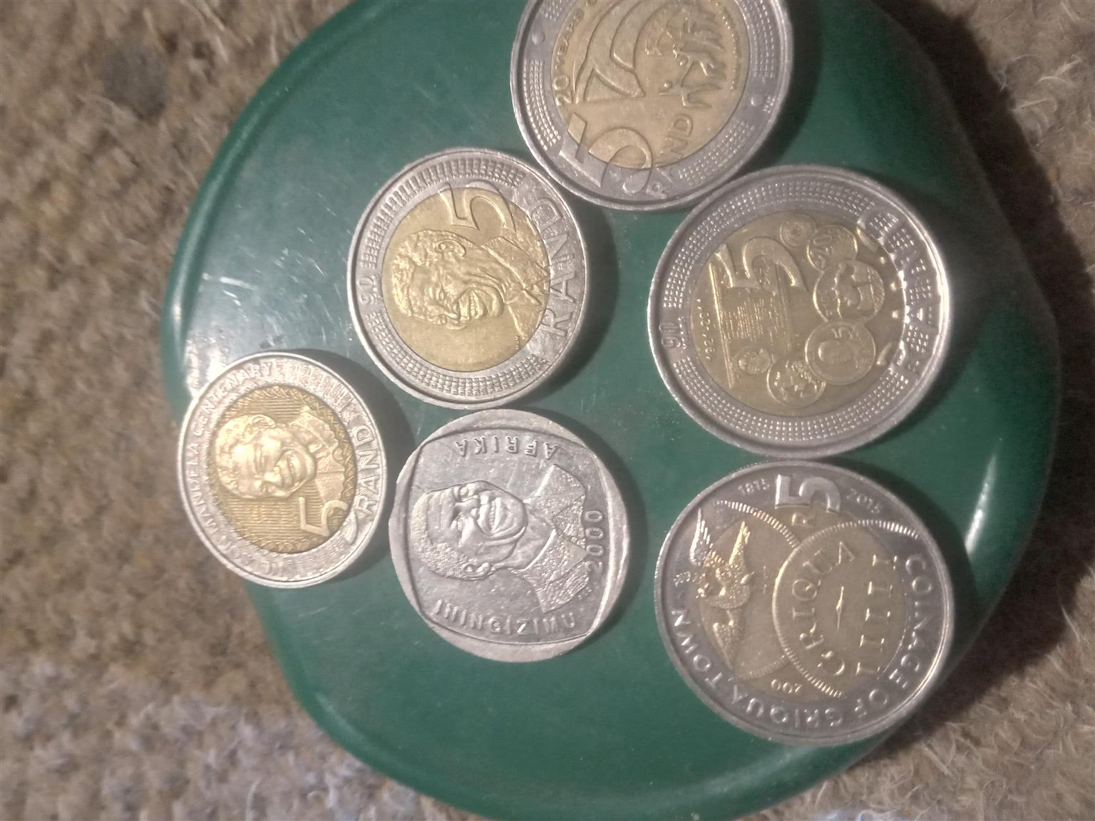Mandela 90 year coins