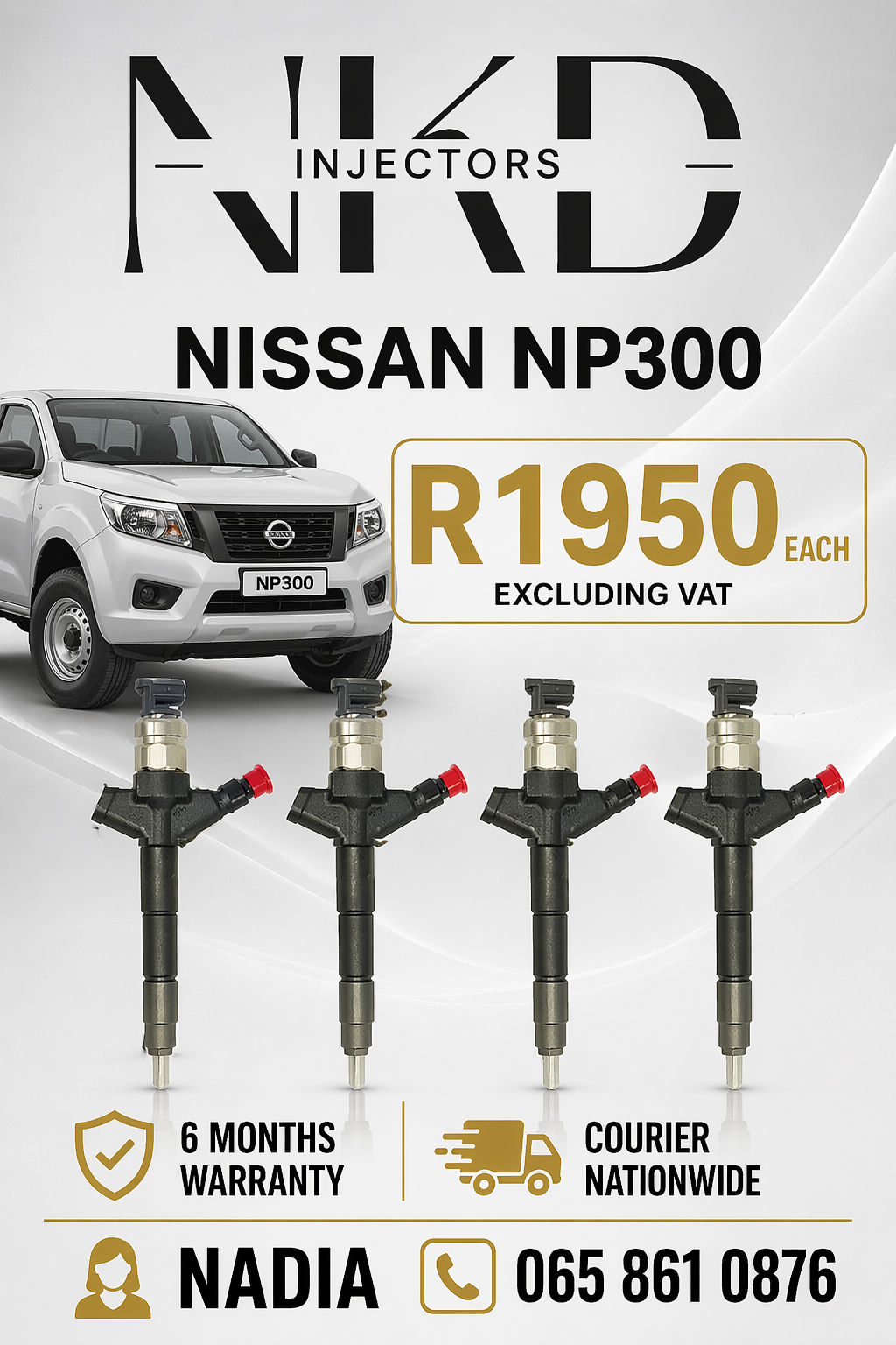 REONDITIONED DIESEL INJECTORS FOR SALE FOR NISSAN NP300 - Private Seller REONDITIONED DIESEL INJECTORS FOR SALE FOR NISSAN NP300 - Private Seller