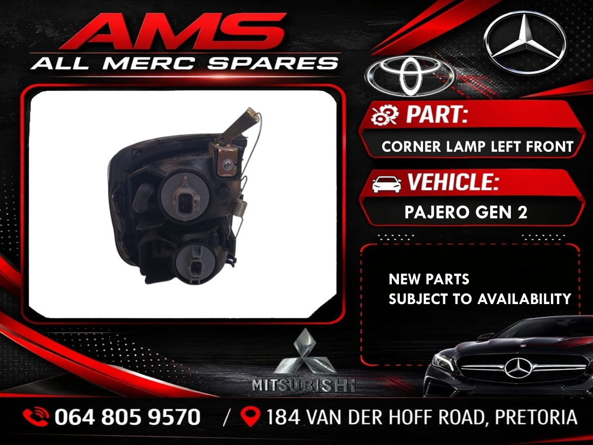 NEW MITSUBISHI PAJERO GEN 2 LEFT FRONT CORNER LAMP - Private Seller NEW MITSUBISHI PAJERO GEN 2 LEFT FRONT CORNER LAMP - Private Seller