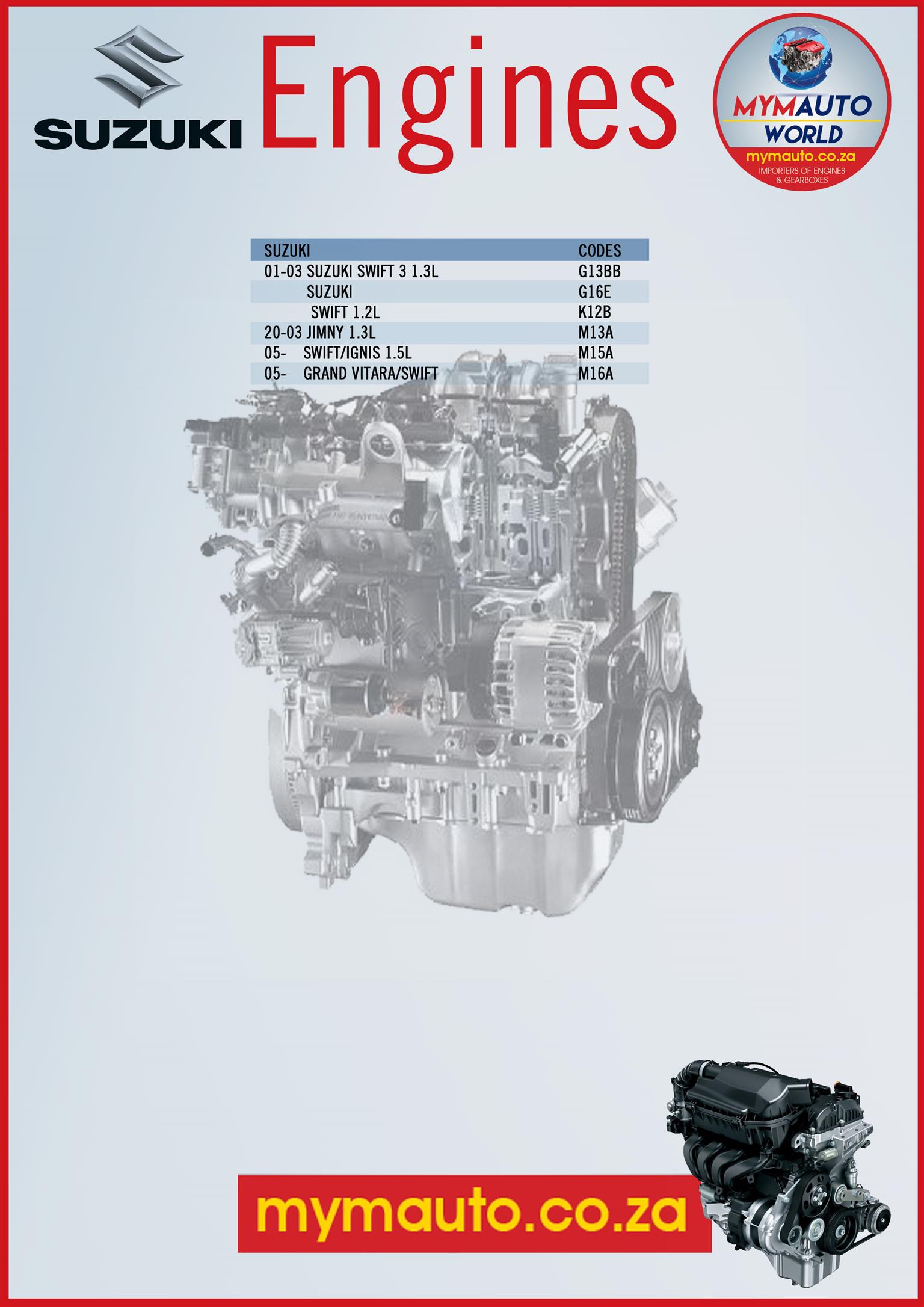 SUZUKI 2.0 16V J20A ENGINE - Private Seller