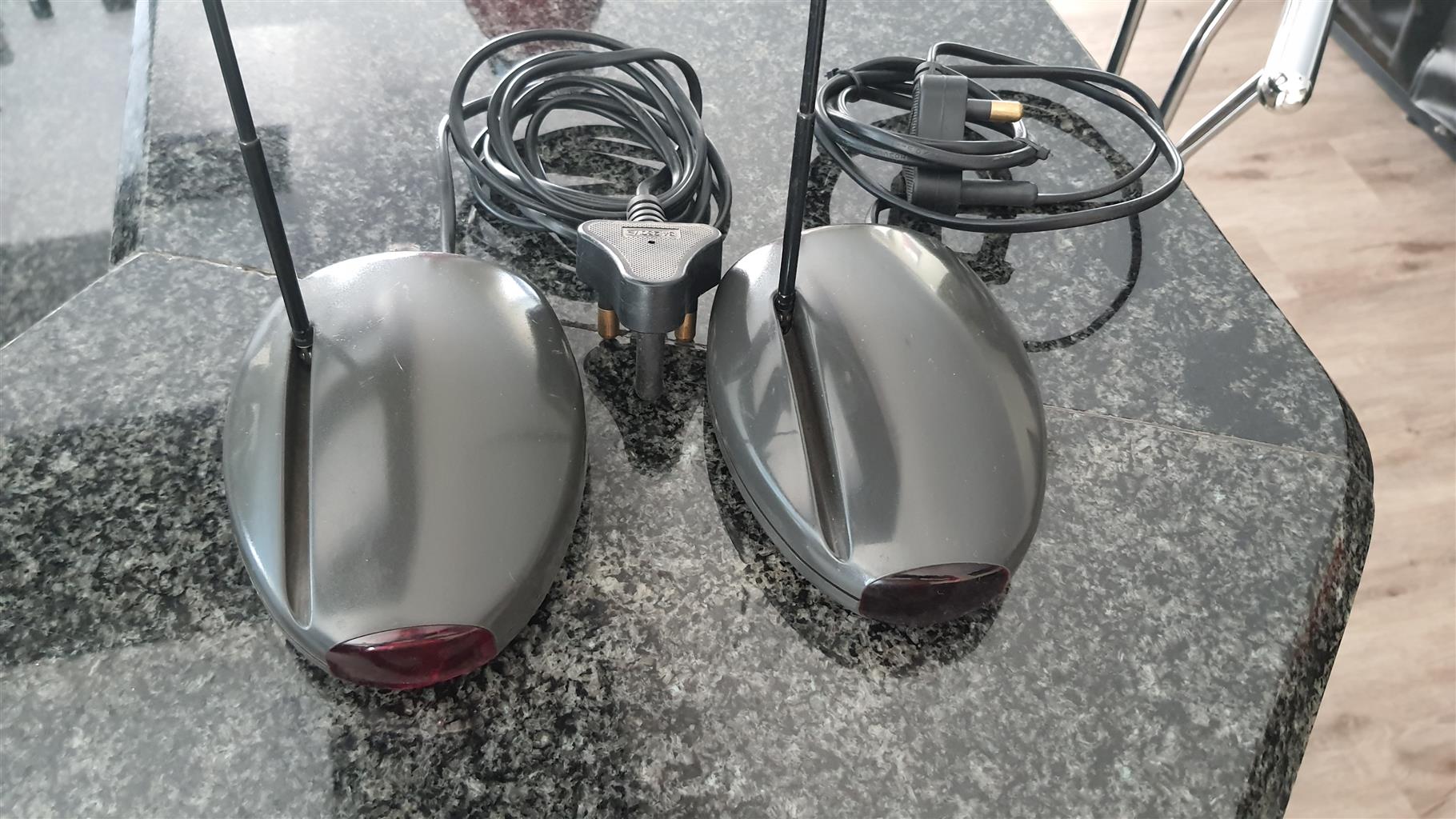 2 x DSTV explorer decoders 2 x Ellies remote blasters and 2 x DSTV WIFI connect