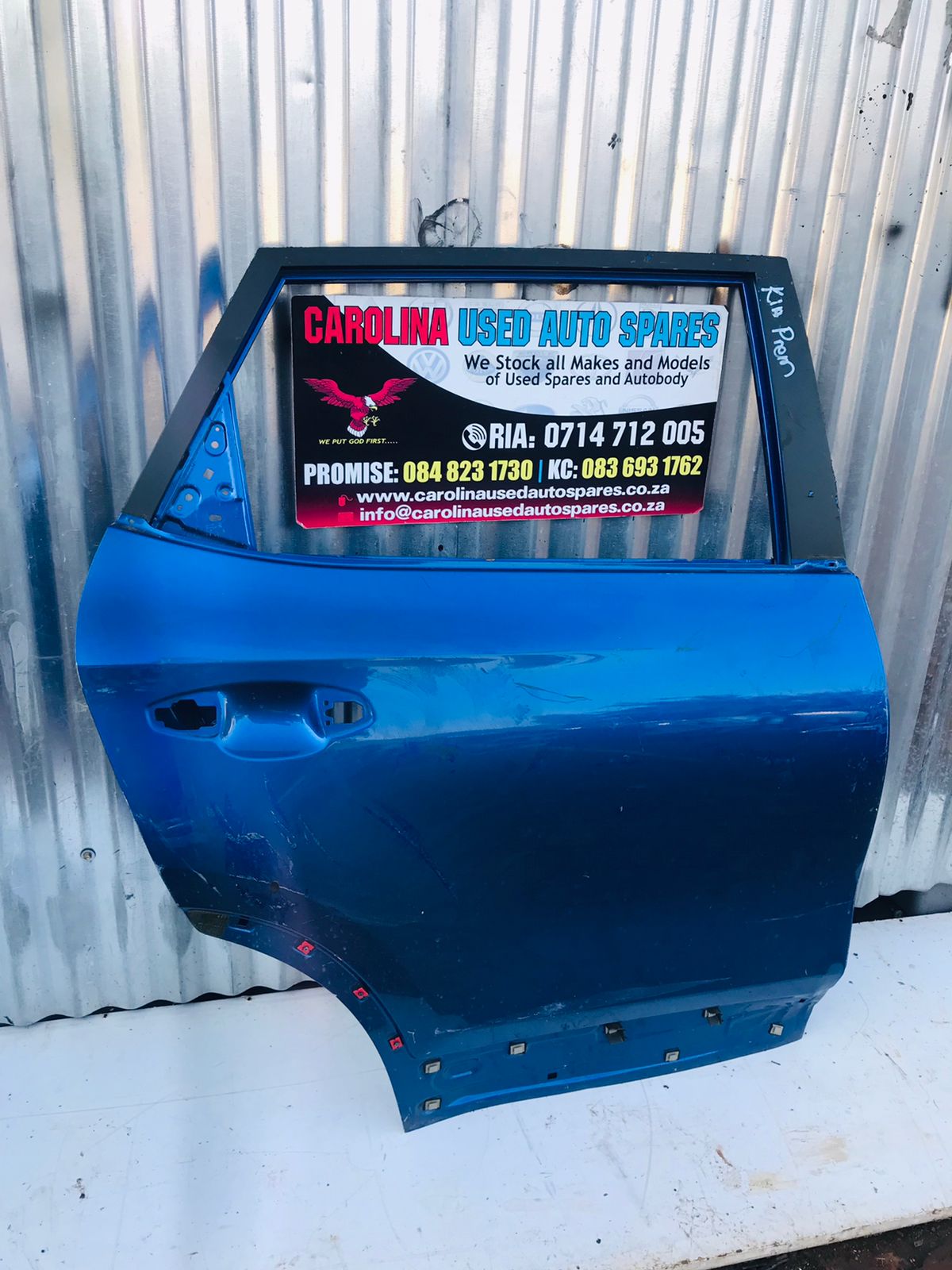 Kia Selto right rear/back door - Private Seller Kia Selto right rear/back door - Private Seller