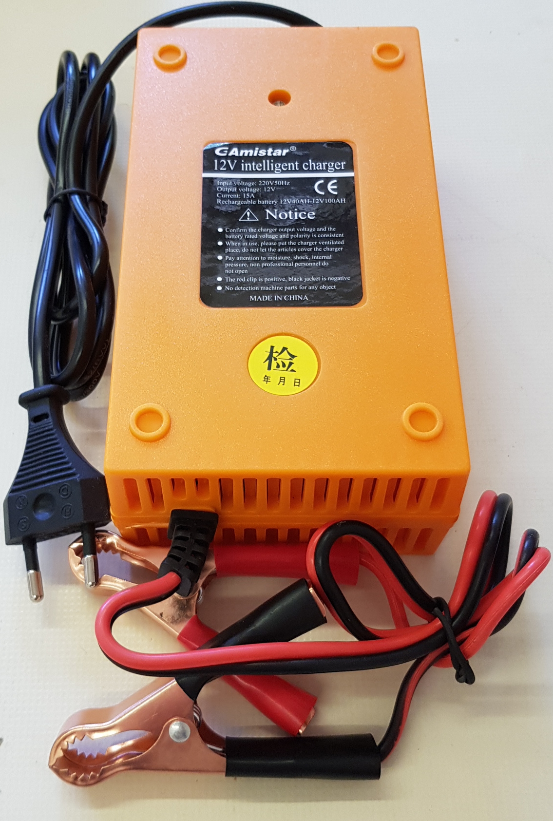 15A Battery Charger Intelligent Portable New