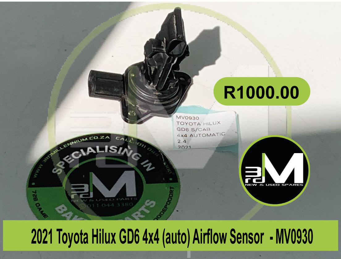 Airflow Sensor - Toyota GD6 - Private Seller Airflow Sensor - Toyota GD6 - Private Seller