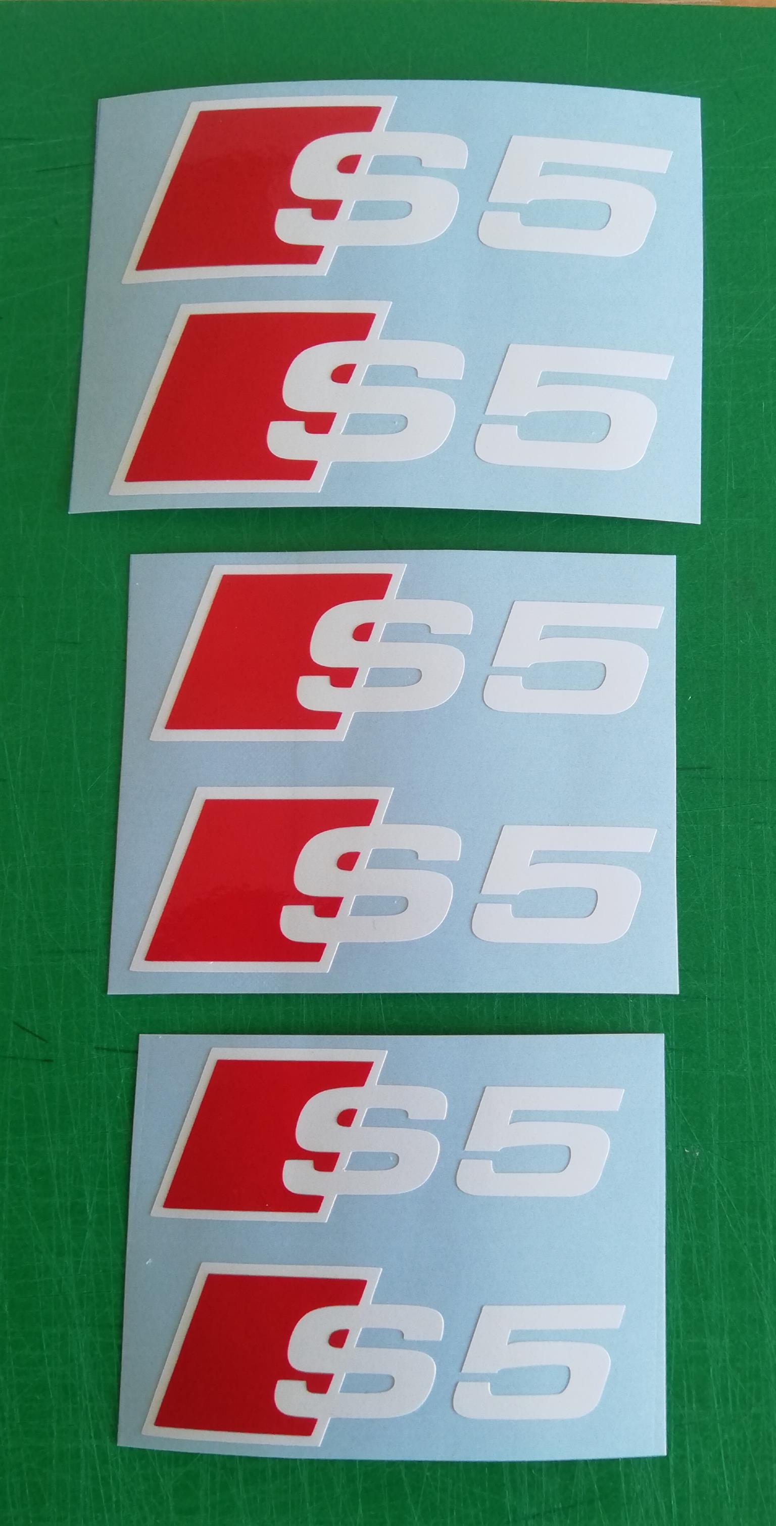 Audi S5 caliper stickers decals sets - Private Seller Audi S5 caliper stickers decals sets - Private Seller