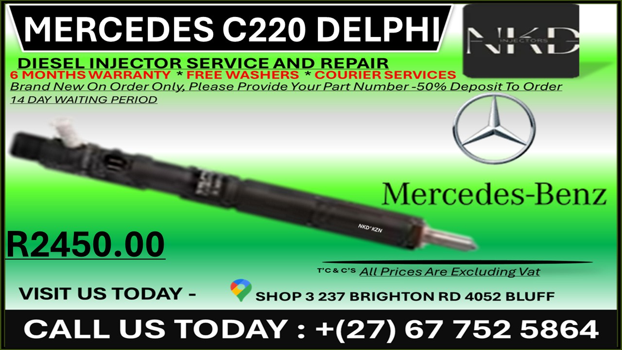 Mercedes C220 Delphi Diesel Injectors on Recondition - Private Seller Mercedes C220 Delphi Diesel Injectors on Recondition - Private Seller