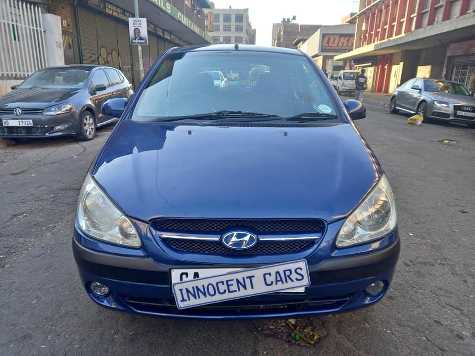 2008 HYUNDAI GETZ 1.4 PETROL, MANUAL, BLUE COLOR