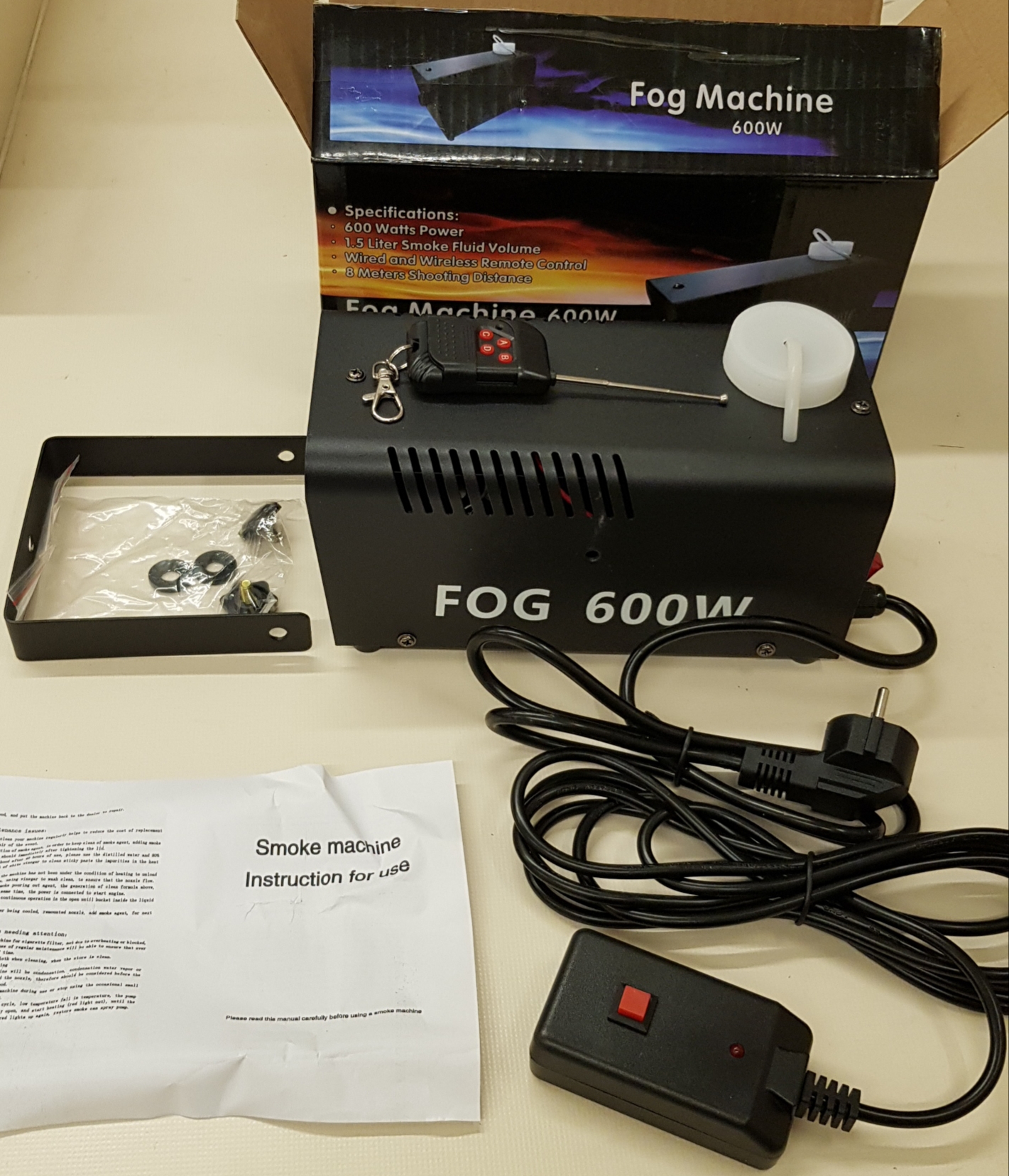 Fog Machine Smoke Fog Mist Haze 400W 600W Disco Party New