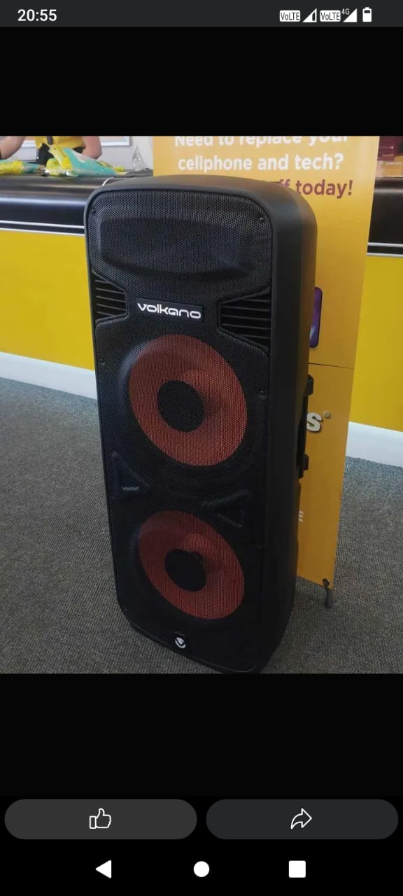 volkano Olympian Series Dual 15" Bluetooth speaker