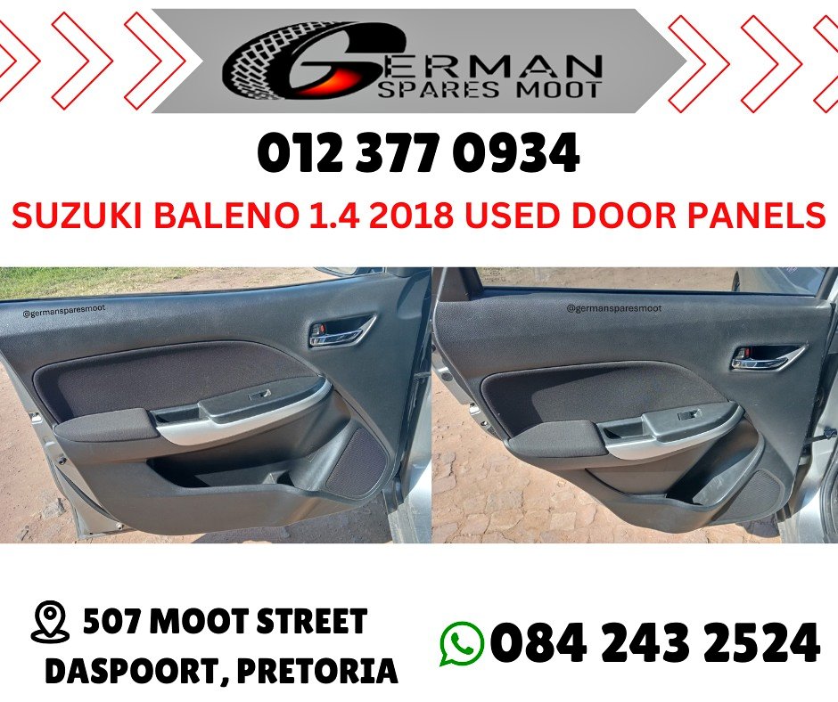 Suzuki Baleno 1.4 2018 Used Door Panels - Private Seller