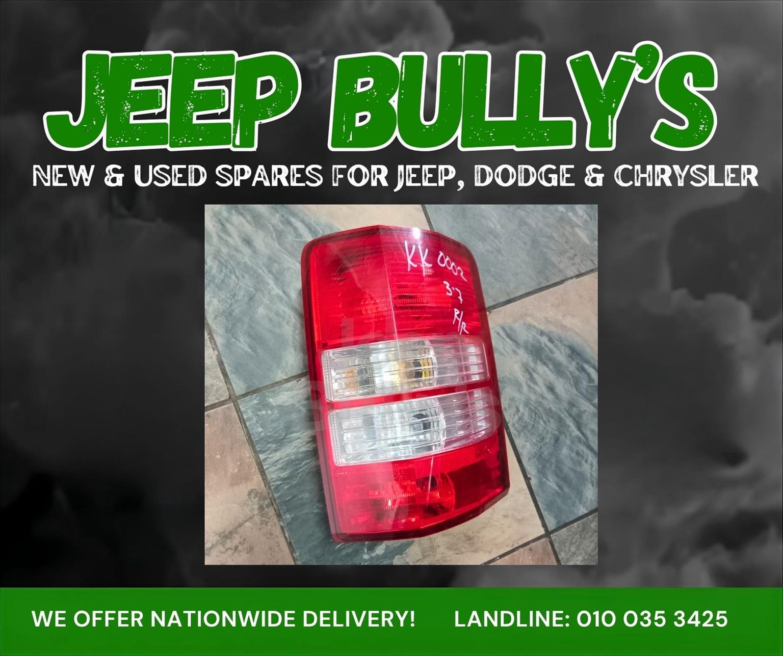 3.7 Jeep Cherokee KK Right Rear Taillight For Sale. - Private Seller 3.7 Jeep Cherokee KK Right Rear Taillight For Sale. - Private Seller