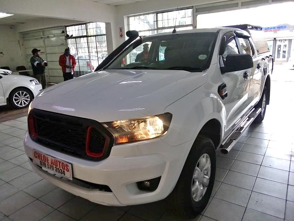2016 FORD RANGER 2.2XLS DOUBLE CAB MANUAL WHITE WITH CANOPY  105000km