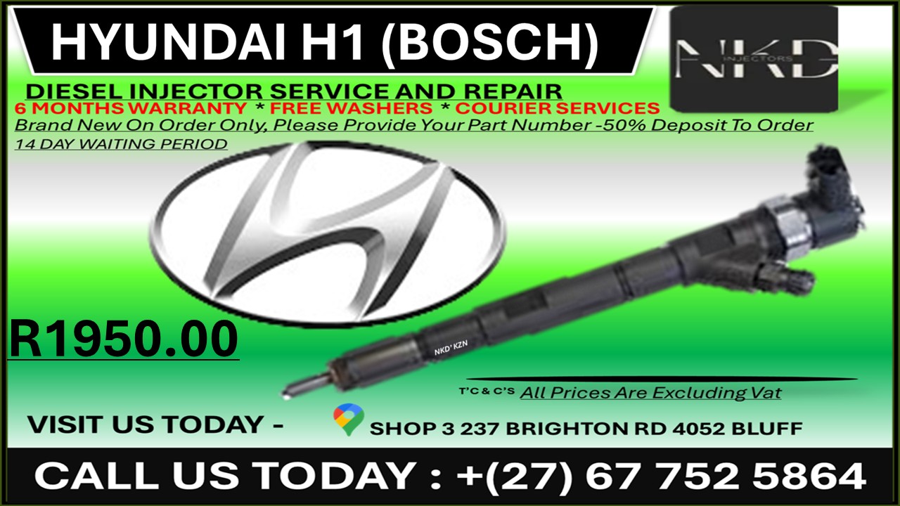 Hyundai H1 Bosch Diesel Injectors on Recondition - Private Seller Hyundai H1 Bosch Diesel Injectors on Recondition - Private Seller