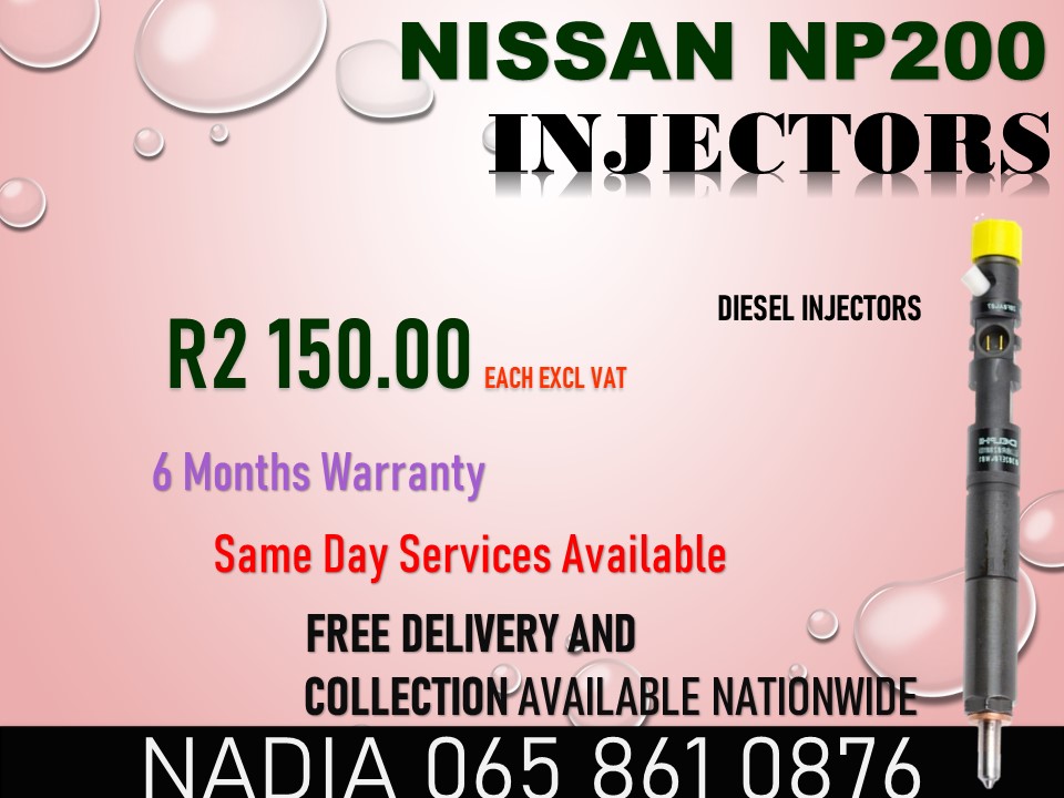 NISSAN NP200 DIESEL INJECTORS FOR SALE - Private Seller NISSAN NP200 DIESEL INJECTORS FOR SALE - Private Seller