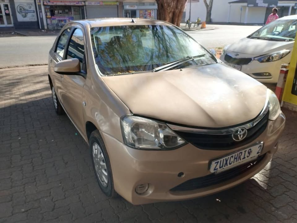 2016 TOYOTA ETIOS 1.5 SEDAN MANUAL  PETROL   CODE 2 PRICE R75,000 CONTACT MR CHRIS  CEO