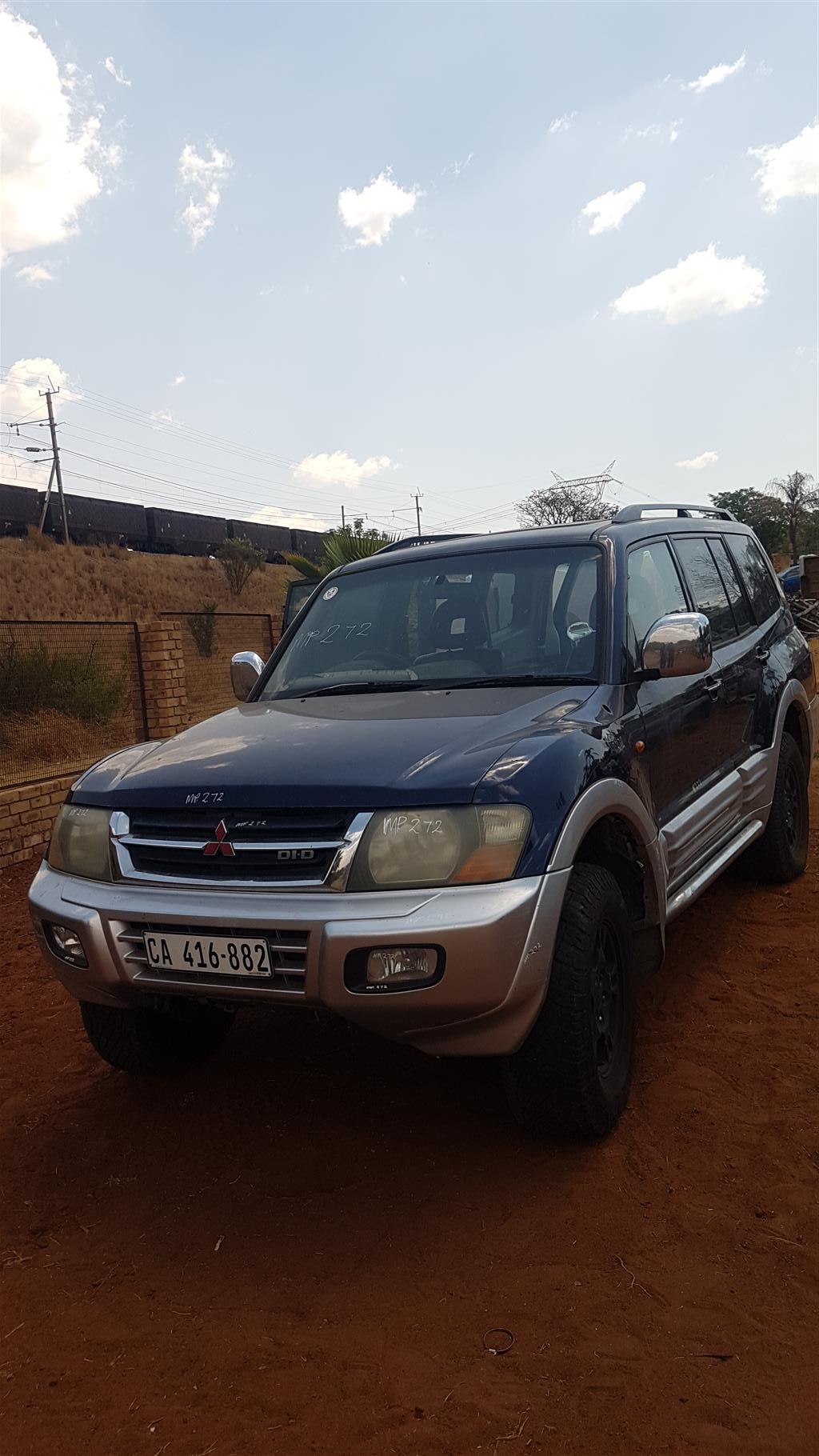 MITSUBISHI PAJERO 3.2 DID LWB BODY PARTS - Private Seller MITSUBISHI PAJERO 3.2 DID LWB BODY PARTS - Private Seller
