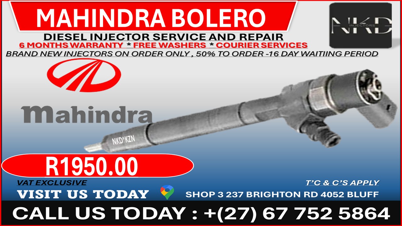 Mahindra Bolero Diesel Injectors on Recondition - Private Seller Mahindra Bolero Diesel Injectors on Recondition - Private Seller