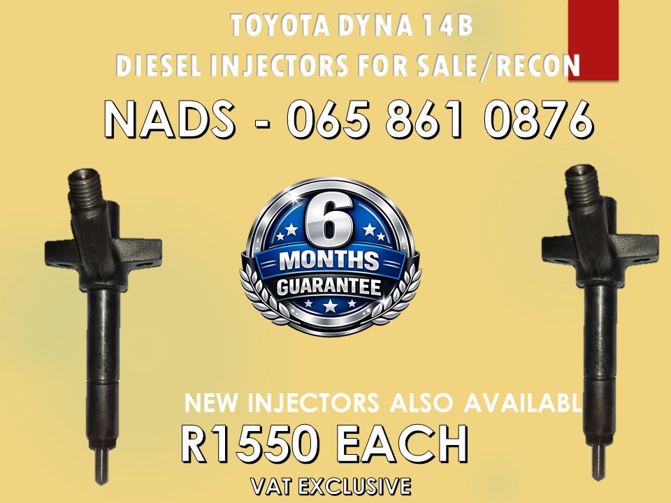 RELIABLE DIESEL INJECTORS FOR TOYOTA DYNA 14B AVAILABLE - Private Seller RELIABLE DIESEL INJECTORS FOR TOYOTA DYNA 14B AVAILABLE - Private Seller