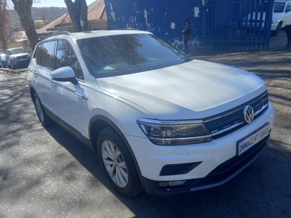2020 VW TIGUAN ALLSPACE 2.0 PETROL ENGINE, AUTOMATIC, WHITE COLOR, MILEAGE