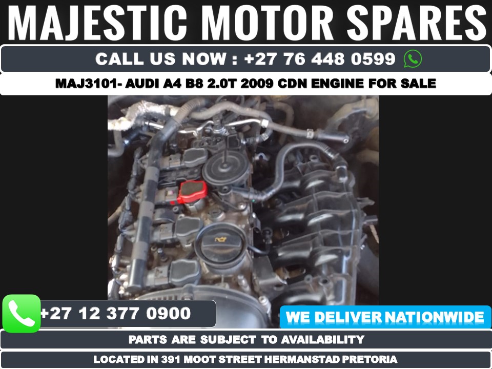 2009 Audi A4 B8 2.0 T CDN engine for sale - Private Seller 2009 Audi A4 B8 2.0 T CDN engine for sale - Private Seller