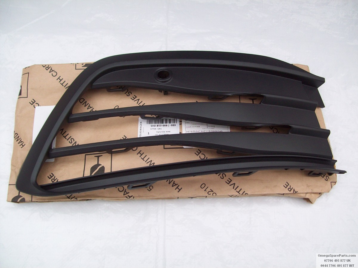 Fog Lamp Cover, Air Guides, Golf 7,  5H0 853 666J 9B9 - Private Seller