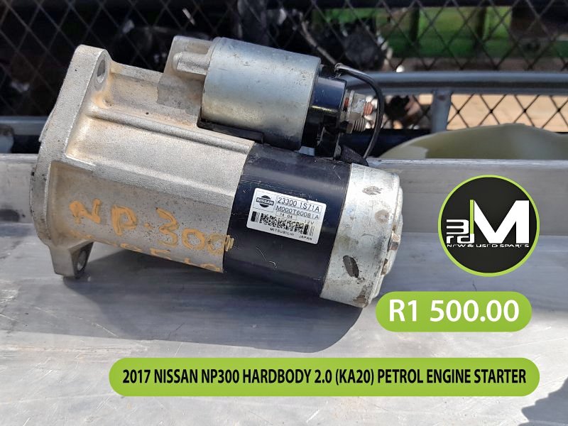 2017 NISSAN NP300 HARDBODY 2.0 (KA20) PETROL ENGINE STARTER