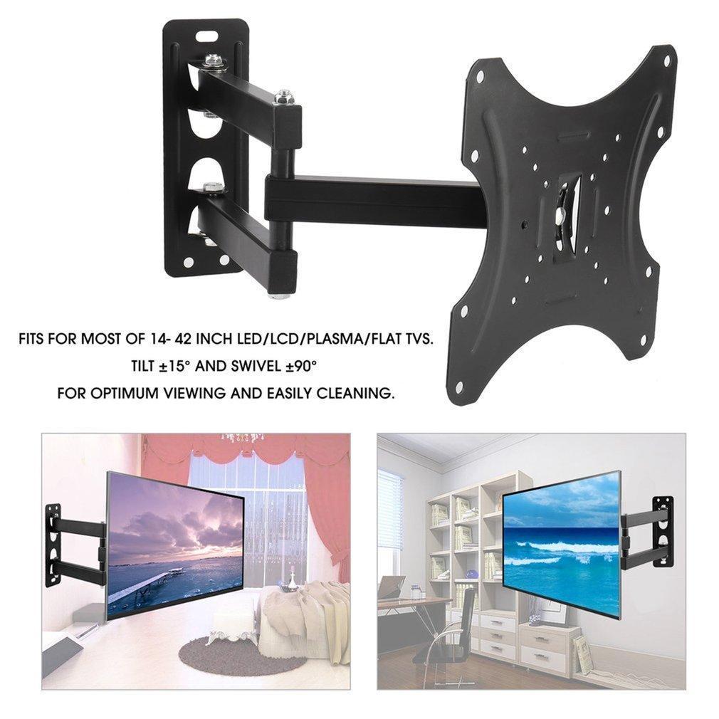 TV Wall Mount Bracket, Full Motion Cantilever Wall Mount 14 to 42 inches. NEW